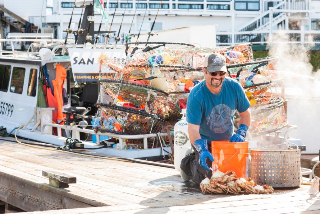 Crabbing in the San Juans by Sara Satterlee