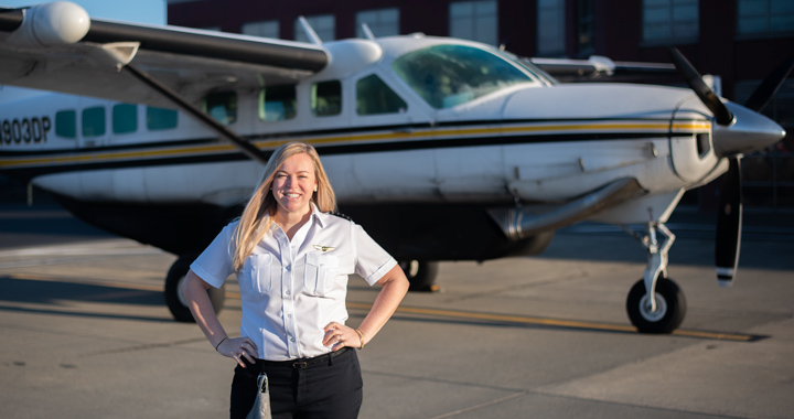 Express Assistant Chief Pilot Christina Rzeplinski