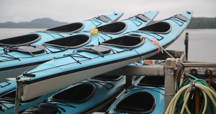 Gearing up to set out on our tour of Clayoquot Sound with Remote Passages.