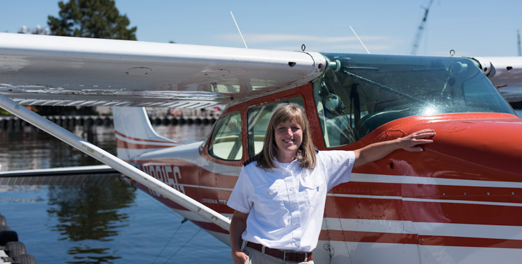 Michelle Cowan, Captain and Chief Flight Instructor