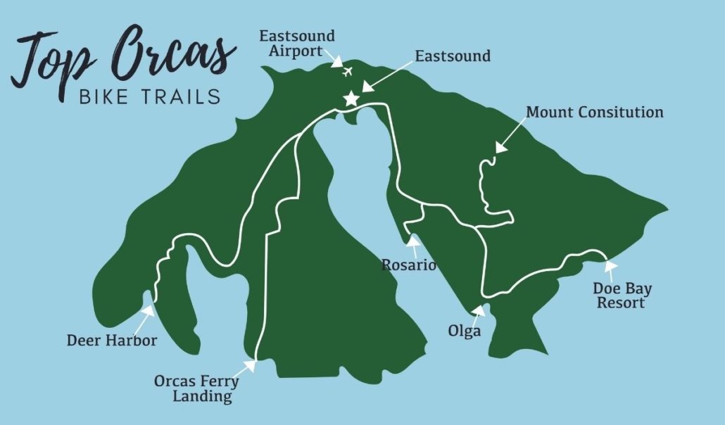 Top Bike Trails on Orcas Island