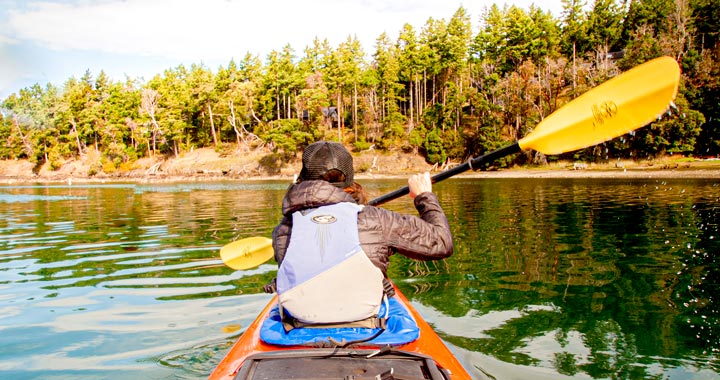 Kayaking in the San Juan Islands