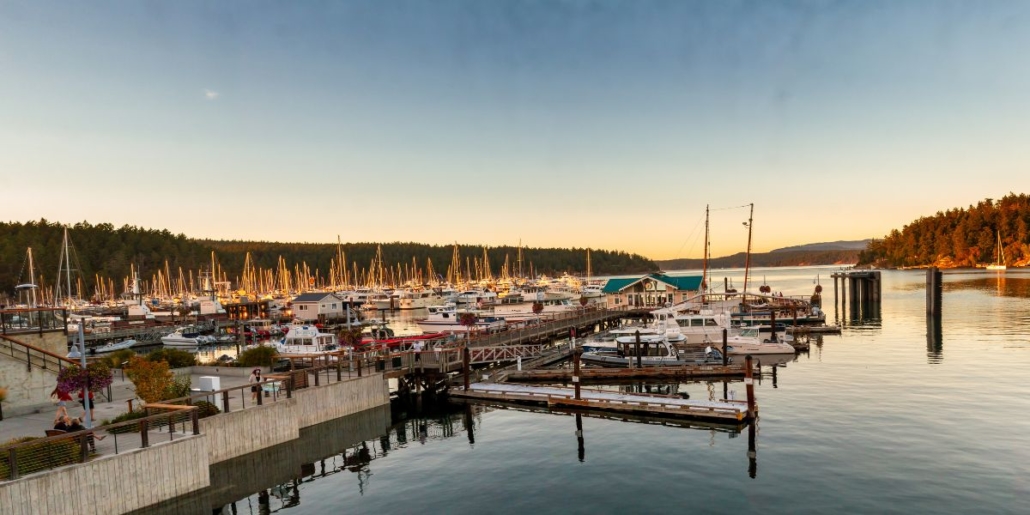 Friday Harbor on San Juan Island