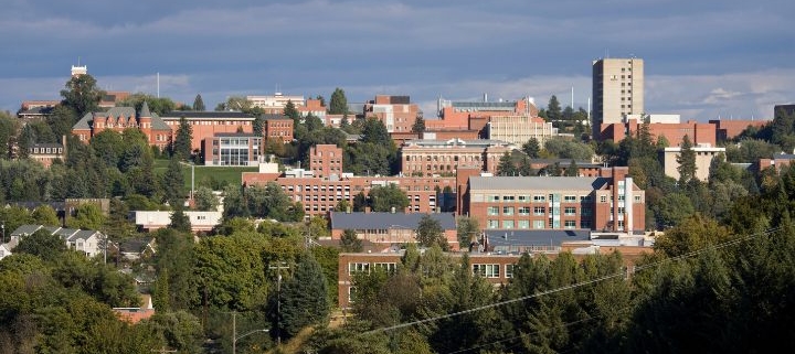 Washington State University Campus in Pullman, Washington by redfishweb