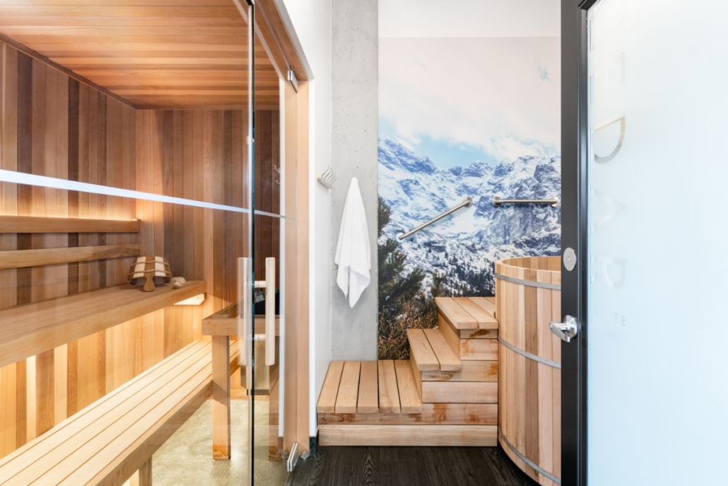 Sauna at Ritual Nordic Spa