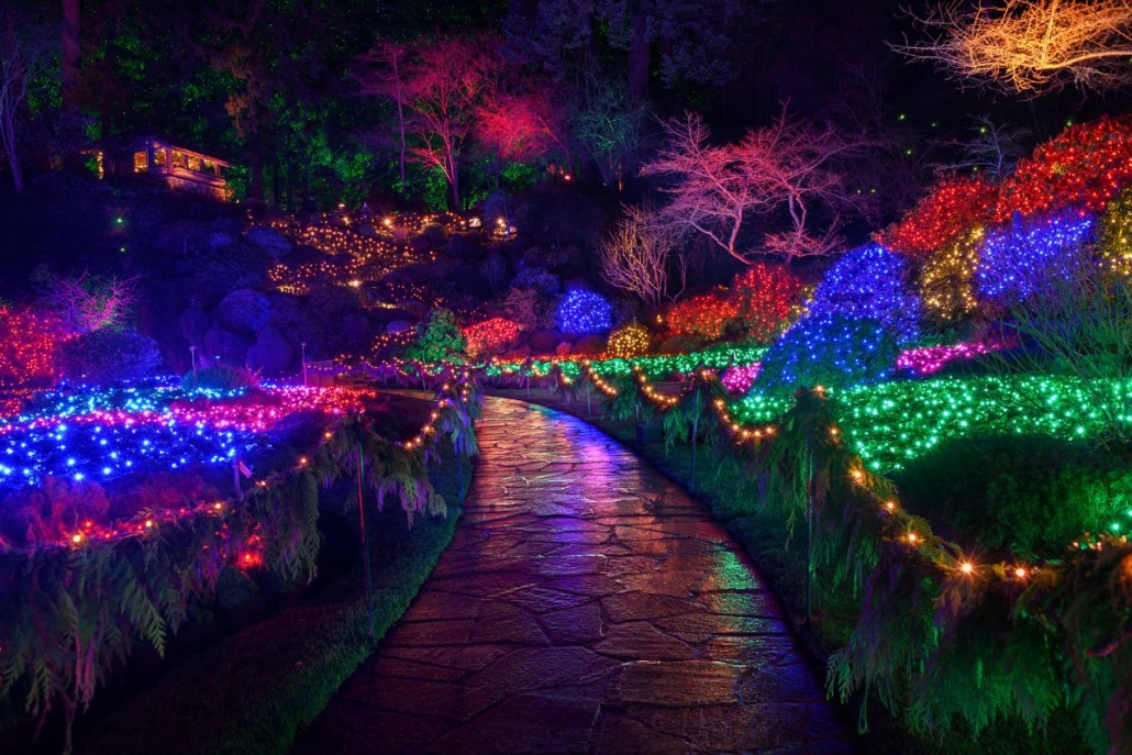 The Magic of Christmas. Photo Provided by The Butchart Gardens