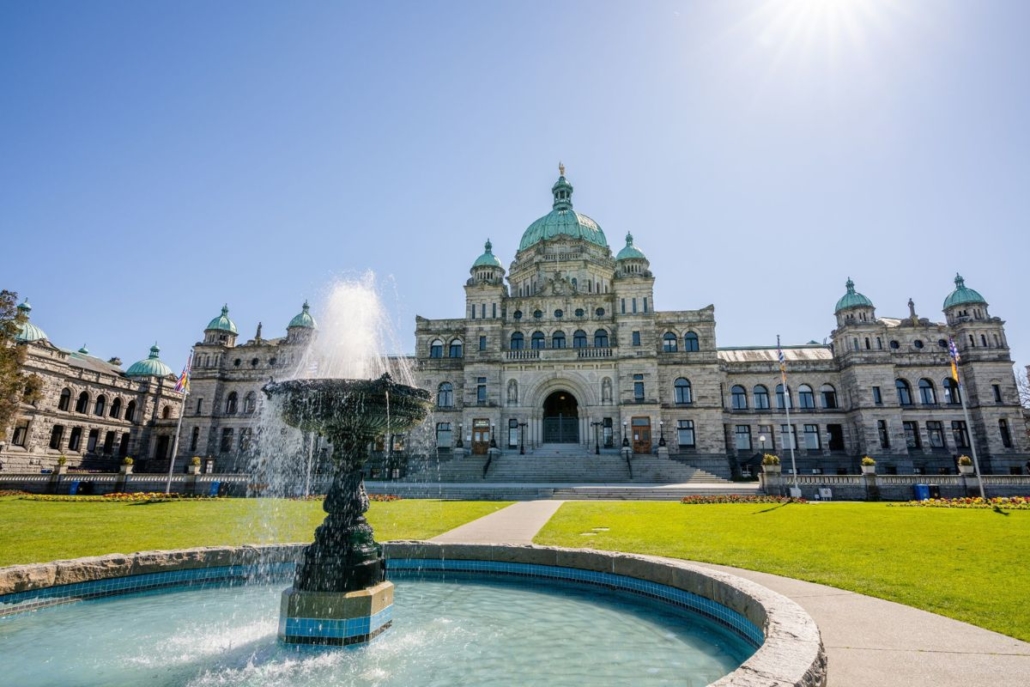 British Columbia Parliament Buildings. Photo by Shawn