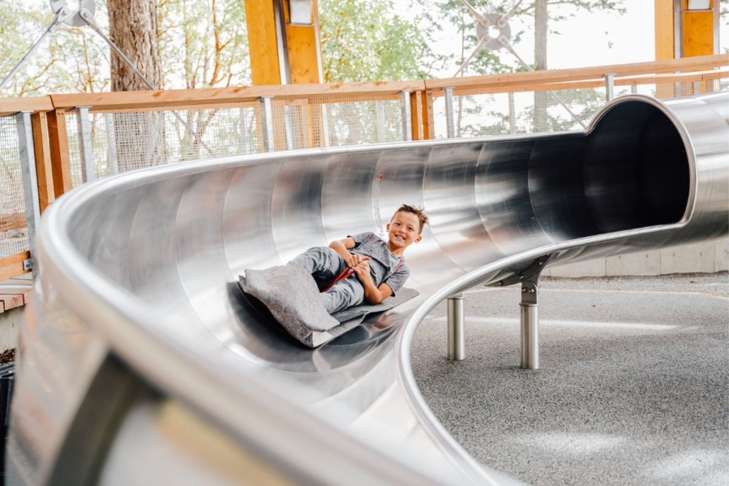 Slide at the Malahat SkyWalk