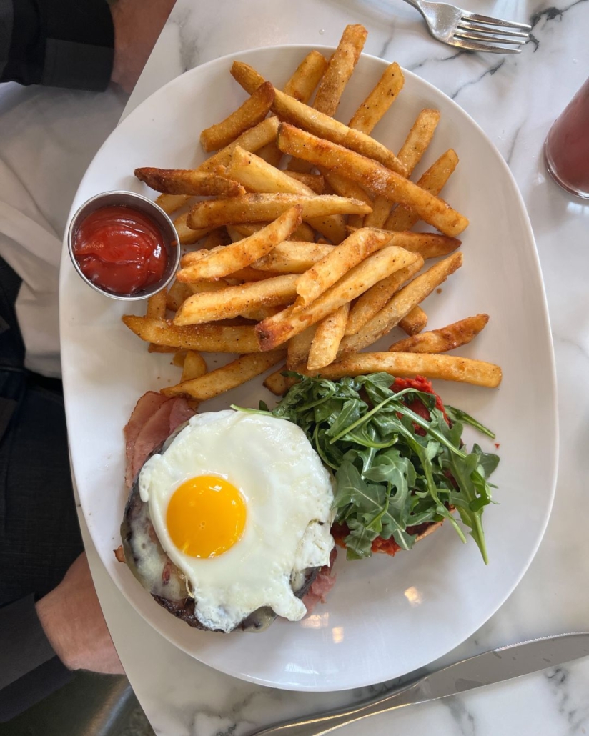 The Lodge at St. Edwards Breakfast Burger