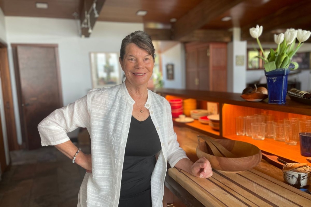 Cynthia Burke on San Juan Island