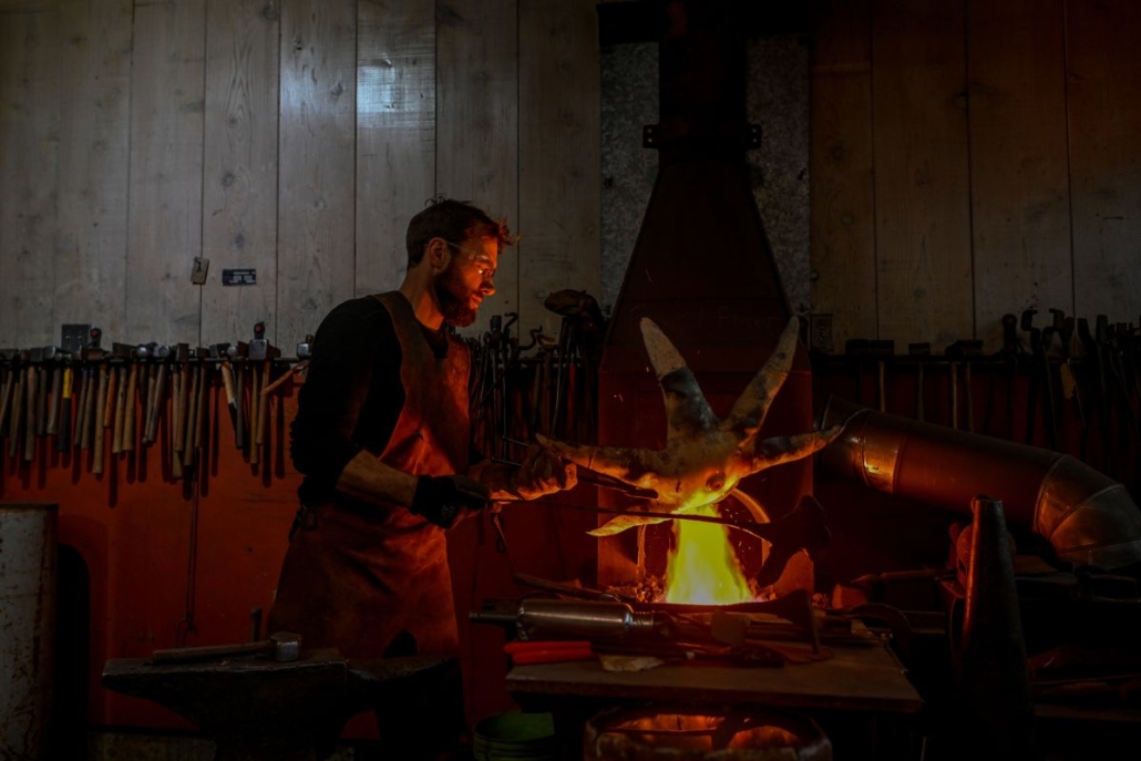 Zackarya Leck Orcas Island Artist-Blacksmith