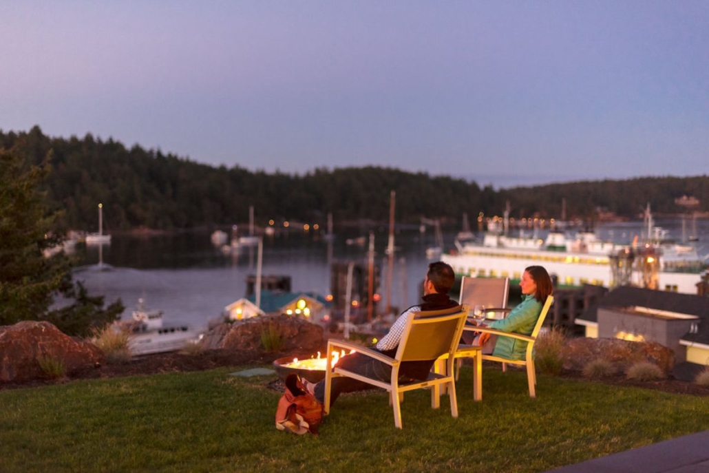 Fire Pits at Friday Harbor House