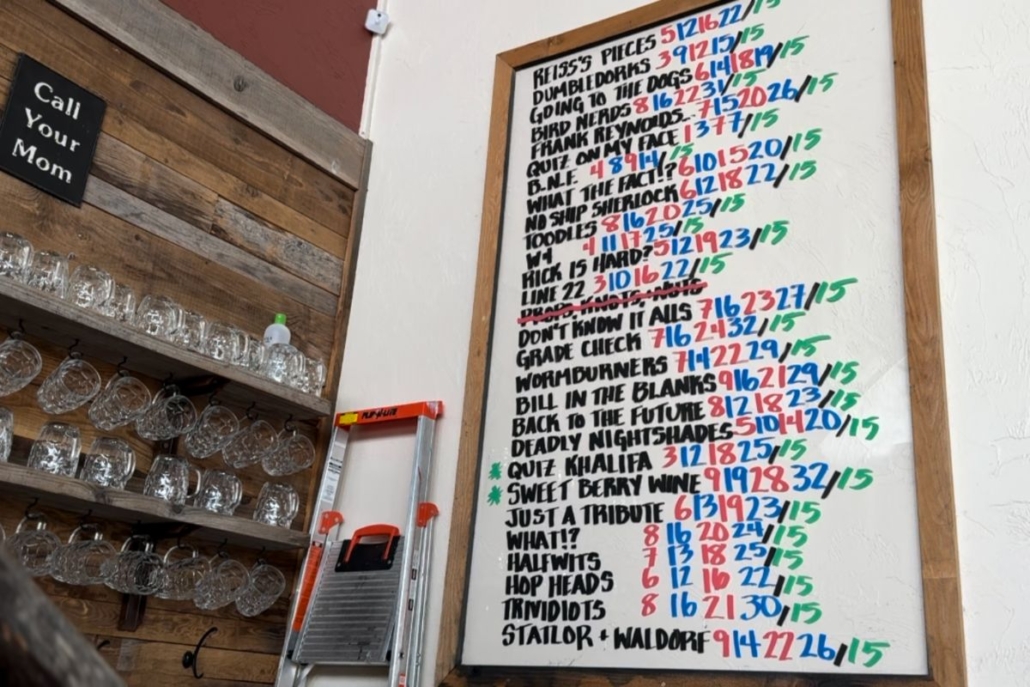 San Juan Island Brewing Trivia Board