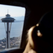 Space Needle Flyby on a Seattle Scenic Tour. Scott Meis