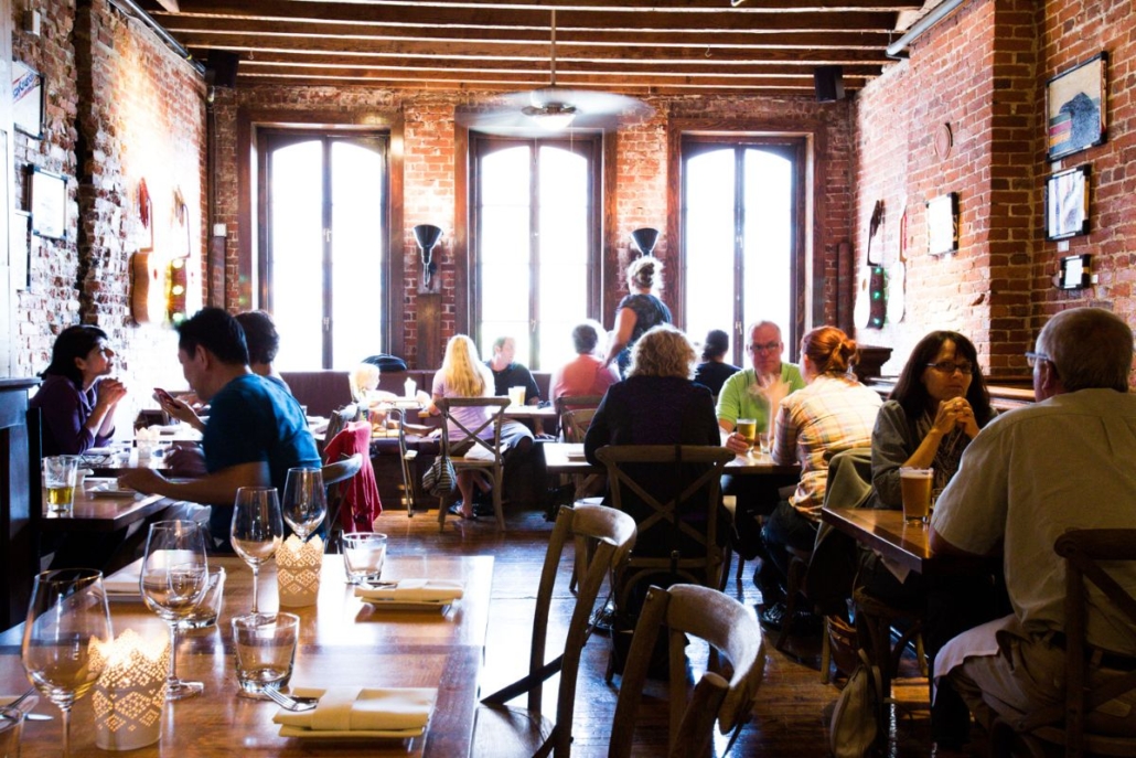 Ferris' Upstairs Dining Area