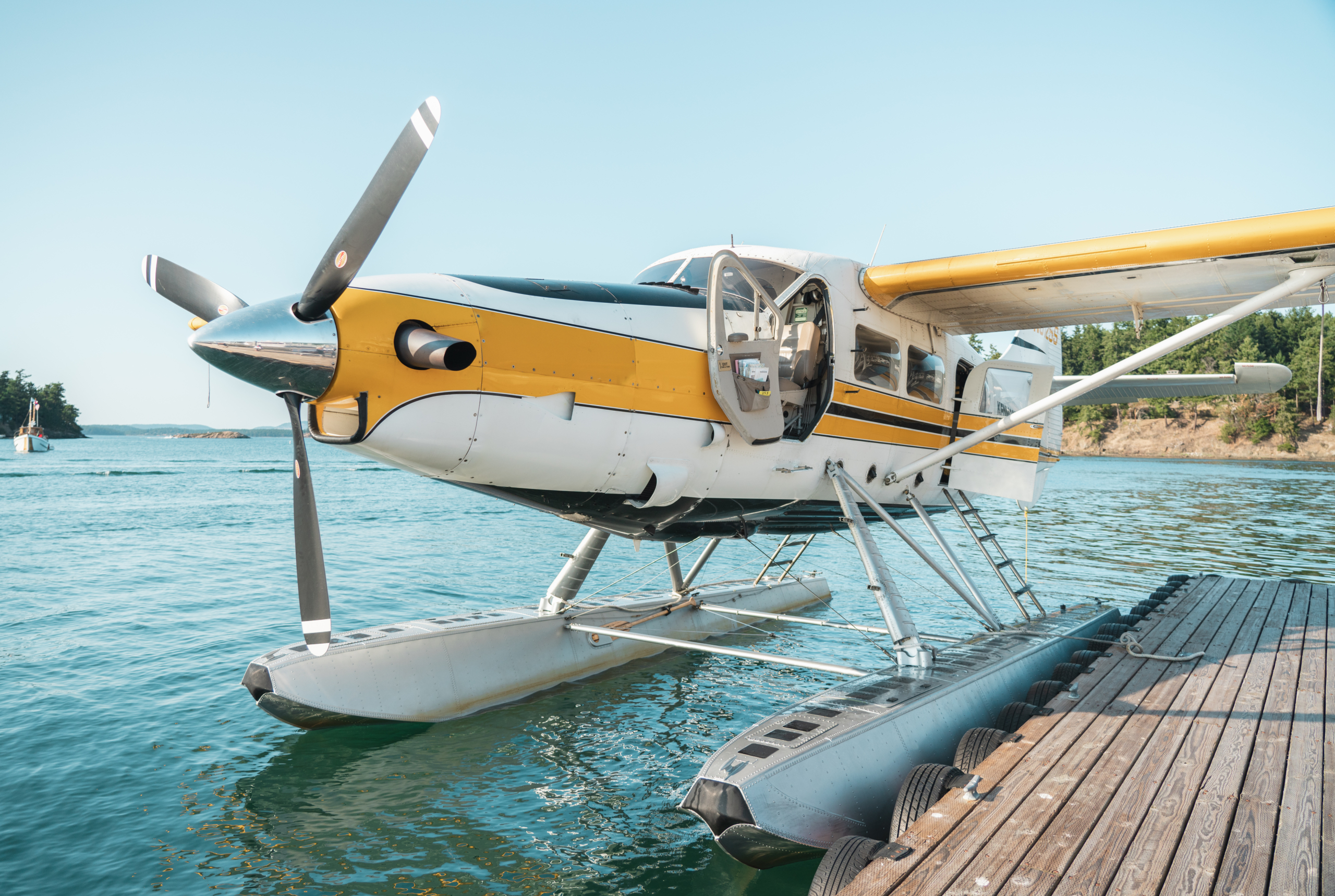 Kenmore Air Seaplane at Roche Harbor Marina.