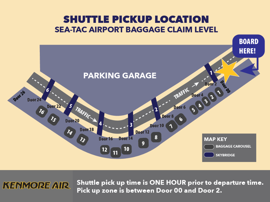 Sea-Tac Airport Shuttle Pickup Location